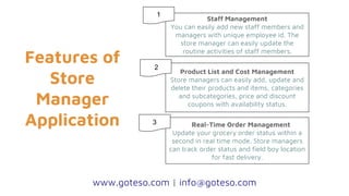 Online Grocery Delivery App Development | PPTX