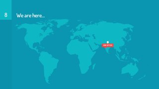 We are here…
OUR OFFICE
8
 