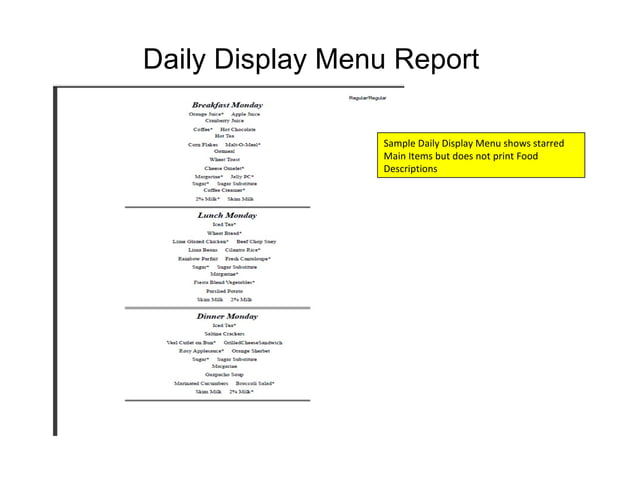 Menus OnDemand | PPT