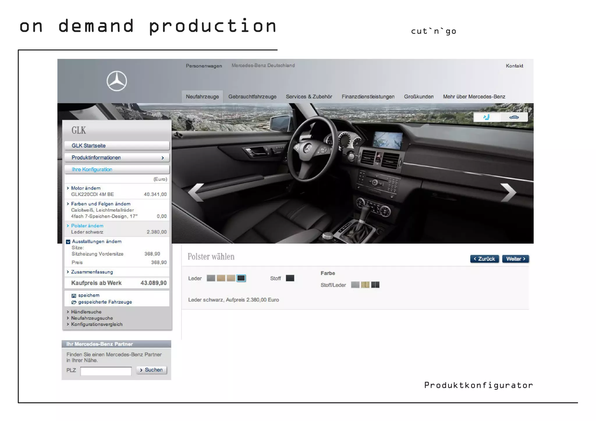 on demand production cut`n`go
Produktkonfigurator
 
