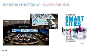 TOP-DOWN VS BOTTOM-UP – QUADRUPLE HELIX
 