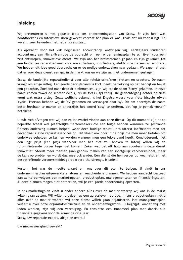 Beste ondernemingsplan Nyenrode 2009!