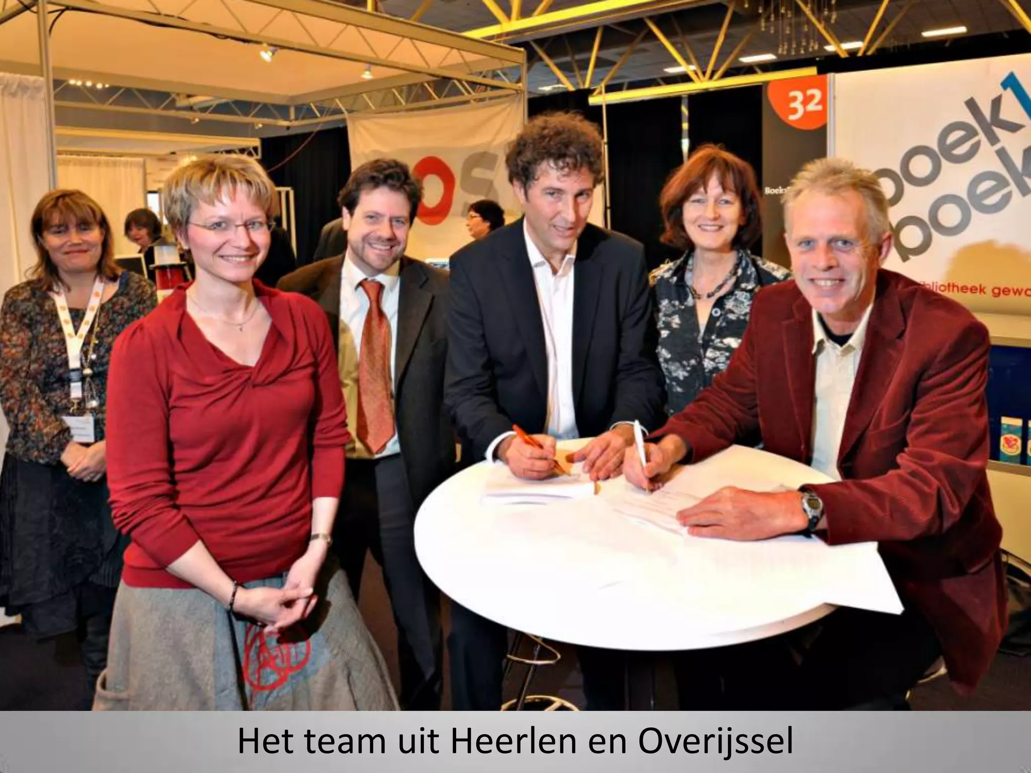 Het team uit Heerlen en Overijssel