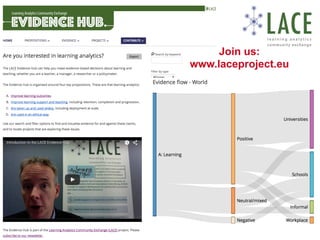 ``
`
Join us:
www.laceproject.eu
 