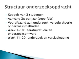  prestatieniveau lectoraat