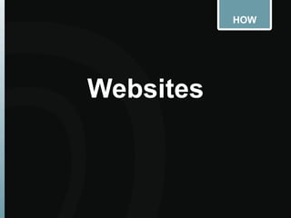 HOW
Websites