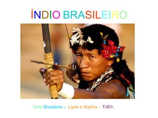 ÍNDIO BRASILEIRO
Índio Brasileiro – Layla e Sophia - T:401.
 