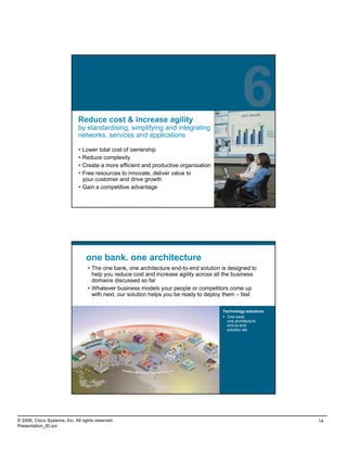 One Bank, One Architecture