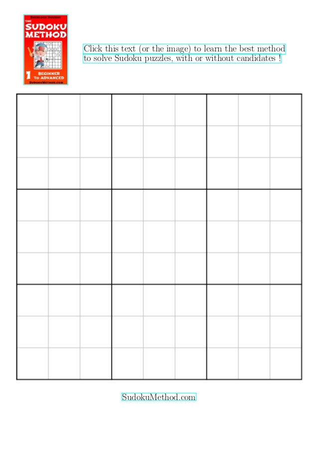 free printable blank sudoku grid one blank sudoku grid