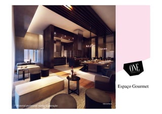 Espaço Gourmet
* Material preliminar sujeito a alteração
 