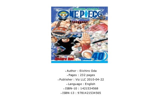 One Piece Volume 40 By Eiichiro Oda