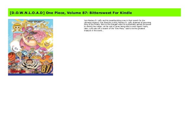 D O W N L O A D One Piece Volume 87 Bittersweet For Kindle D O W N L O A D One Piece Volume 87 Bittersweet For Kindle