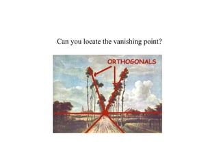 Can you locate the vanishing point?
 