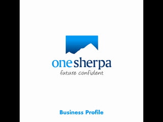 One Sherpa Business Profile