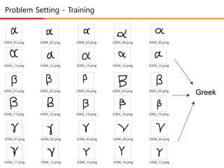 Problem Setting - Training
Greek
 