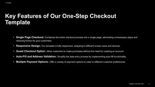 One-Step Checkout Template | PPTX
