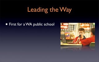 One To One Computing at Orange Grove Primary