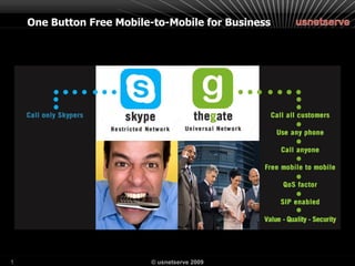One Button Free Mobile-to-Mobile for Business 