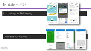 Mobile – PDF
Jump to Page for PDF Viewing
Outline for PDF Viewing
 