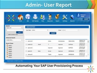 Cloud Based SAP User Provisioning | PDF