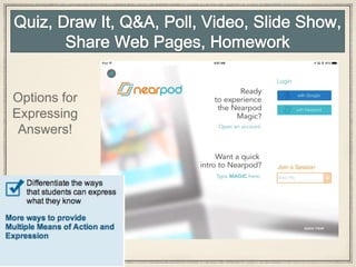 Options for
Expressing
Answers!
 