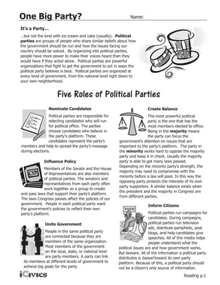 One Big Party iCivics | PDF one-big-party-icivics-pdf
