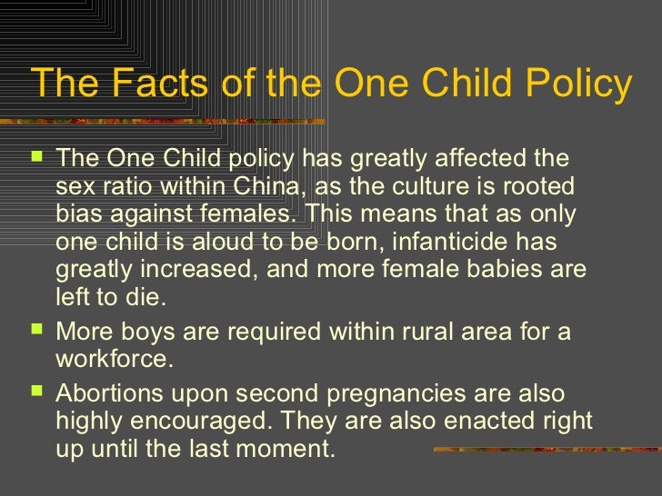 One child policy1