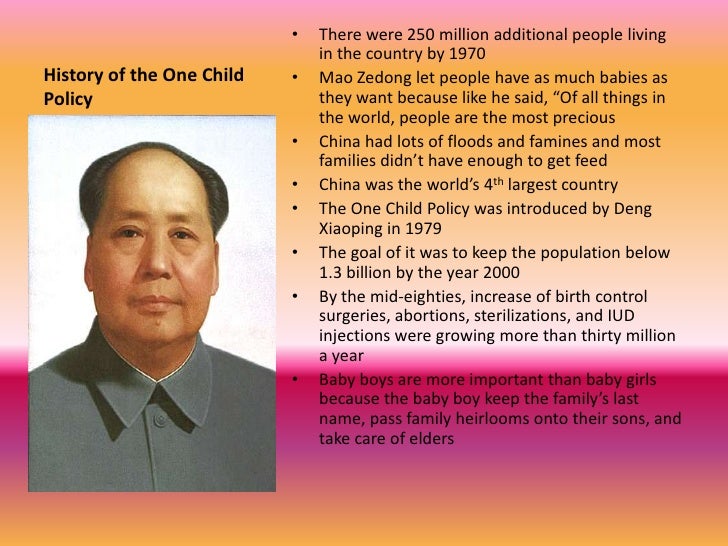 China one child policy essay