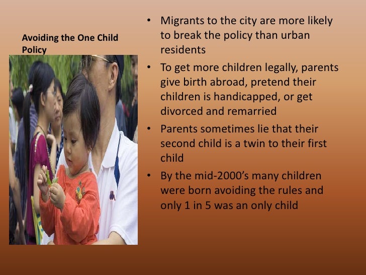 One Child Policy In China