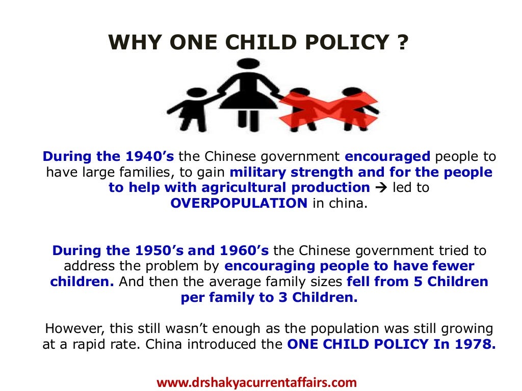One Child Policy of China