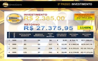 5º PASSO: INVESTIMENTO
 
