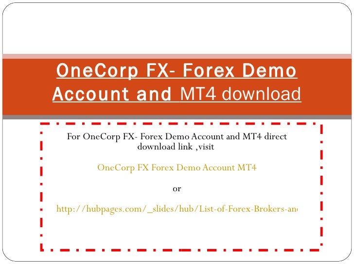 Forex demo account reddit