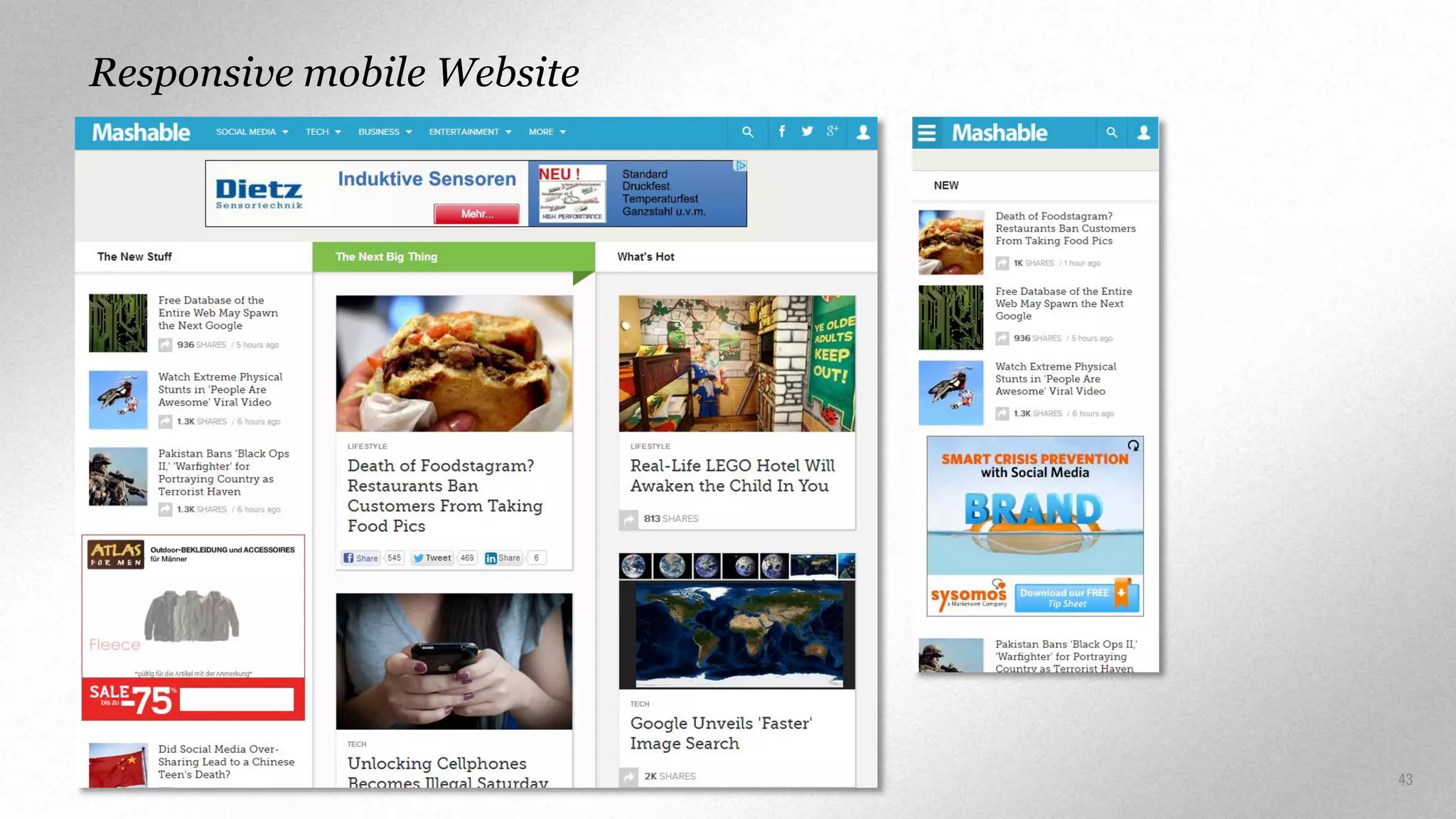 Responsive mobile Website

43

 