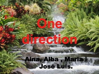 One
direction
Aina, Alba , Maria i
    José Luís.
 