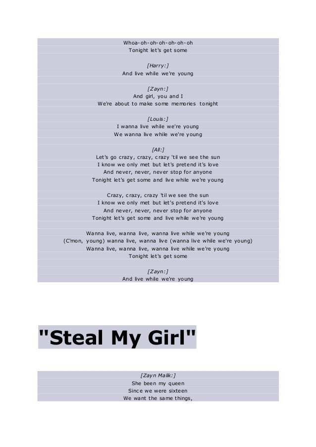 One Direction All Songs Lyrics W Sia And Michael Jackson