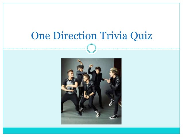 One Direction Trivia Quiz