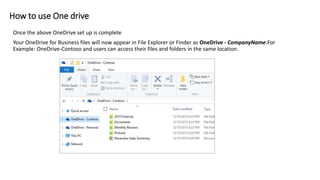 One drive for end users | PPTX