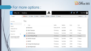 One Drive Training Session One drive for business training ppt | PPTX