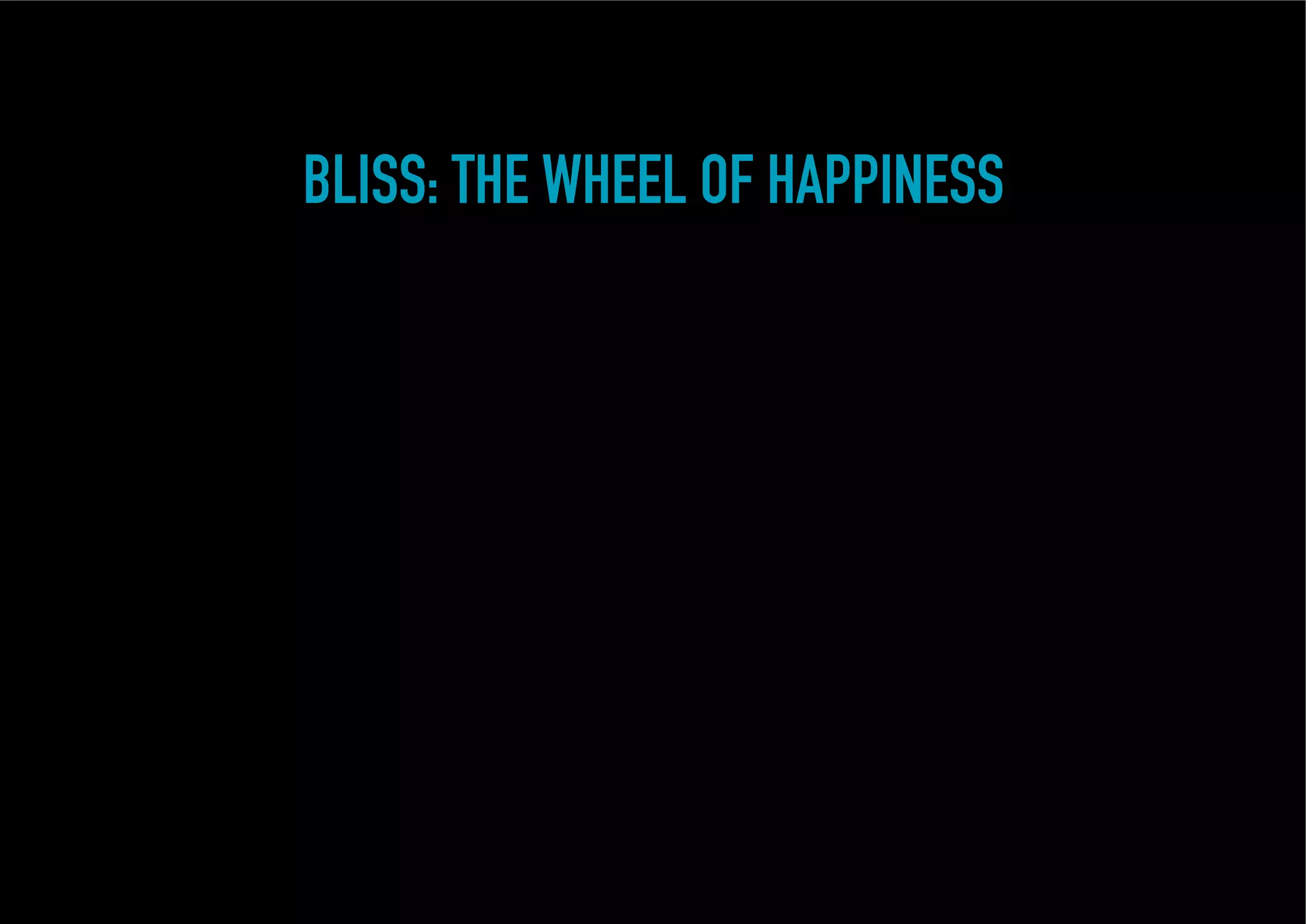 BLISS: THE WHEEL OF HAPPINESS
 