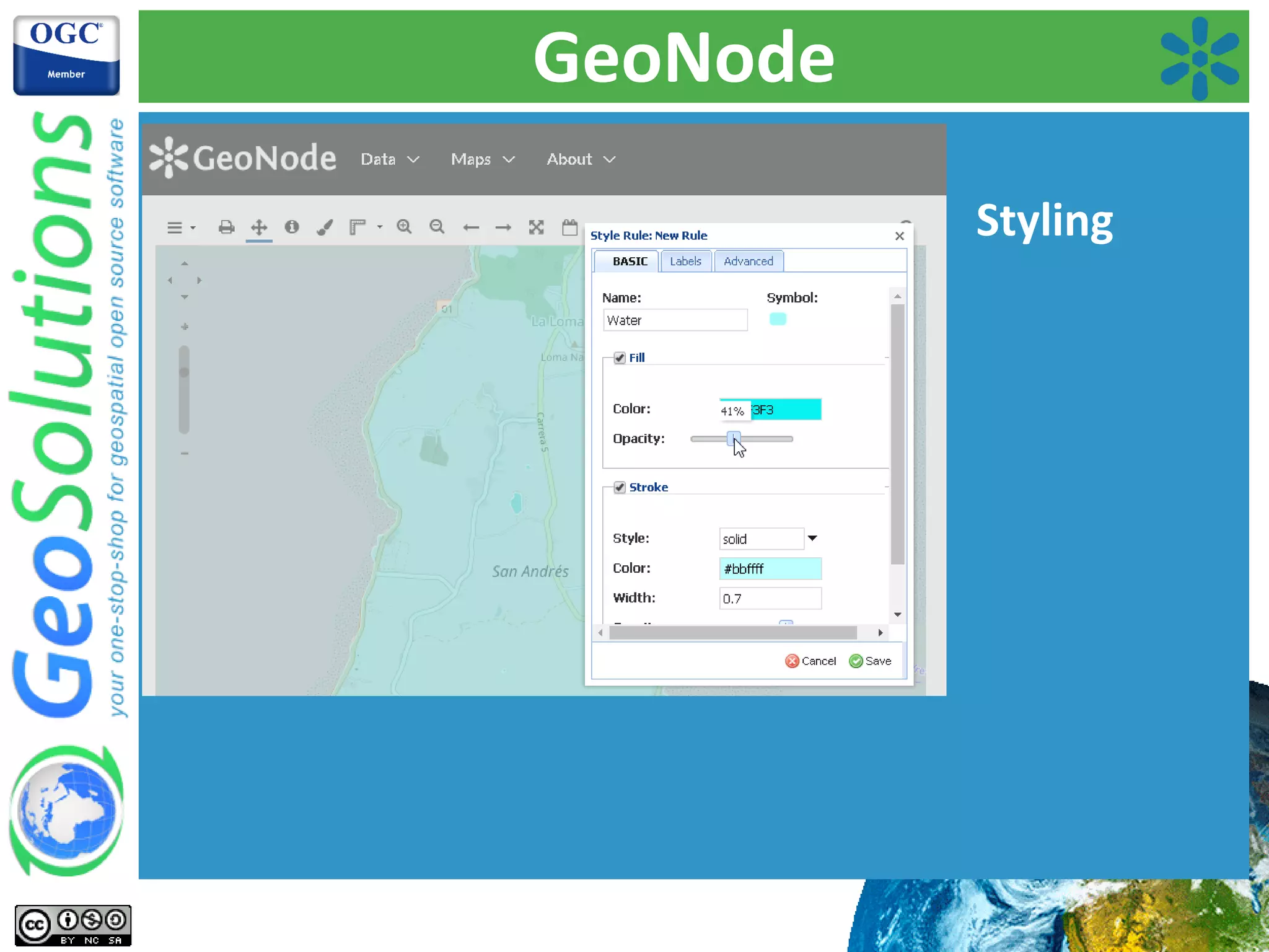 GeoNode
Styling
 