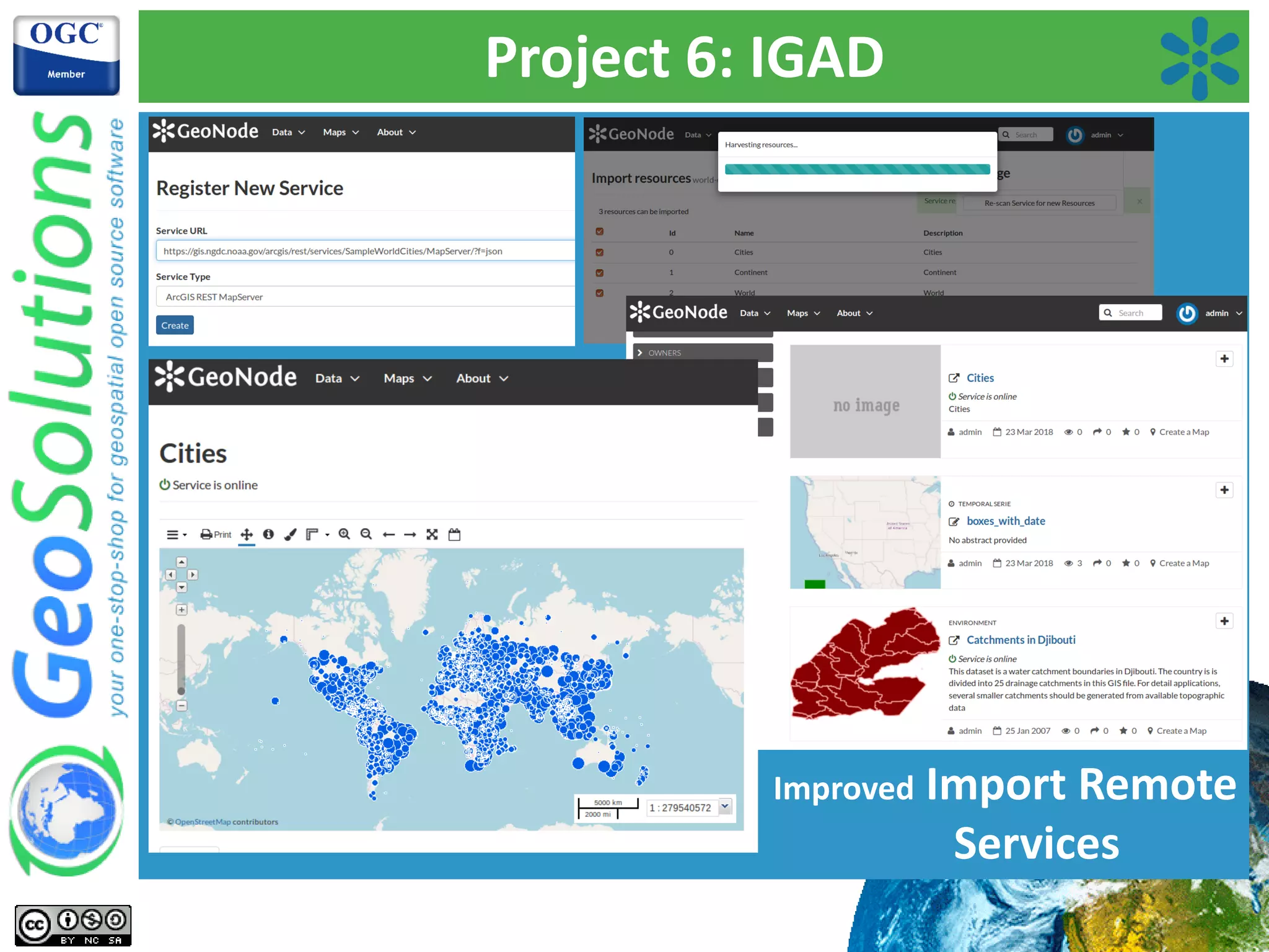 Project 6: IGAD
Improved Import Remote
Services
 