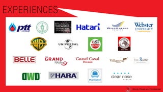 Strictly Private and ConfidentialStrictly Private and Confidential
EXPERIENCES
 