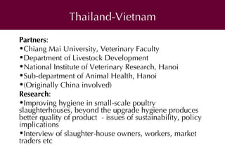 One Health approaches to prevent and control zoonoses