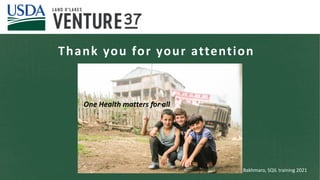 The critical crossroads of animal, human, and environmental health: Scaling up One Health