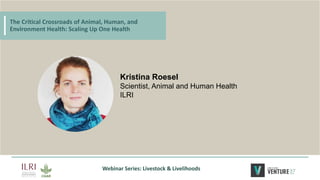 The critical crossroads of animal, human, and environmental health: Scaling up One Health