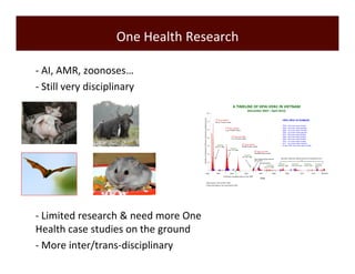 Inter-sectoral collaboration for One Health implementation in Vietnam: training, research and emerging infectious disease control policies