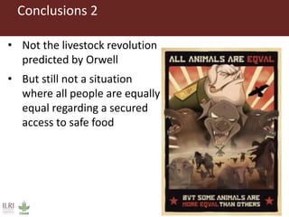 One Health approaches to different problems: Work at the International Livestock Research Institute