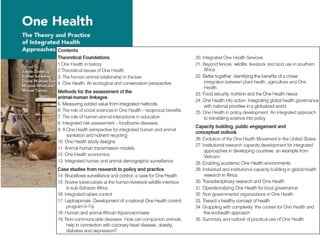 One Health: Concept and applications