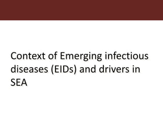 One Health: Concept and applications