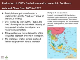 One Health and EcoHealth in Asia